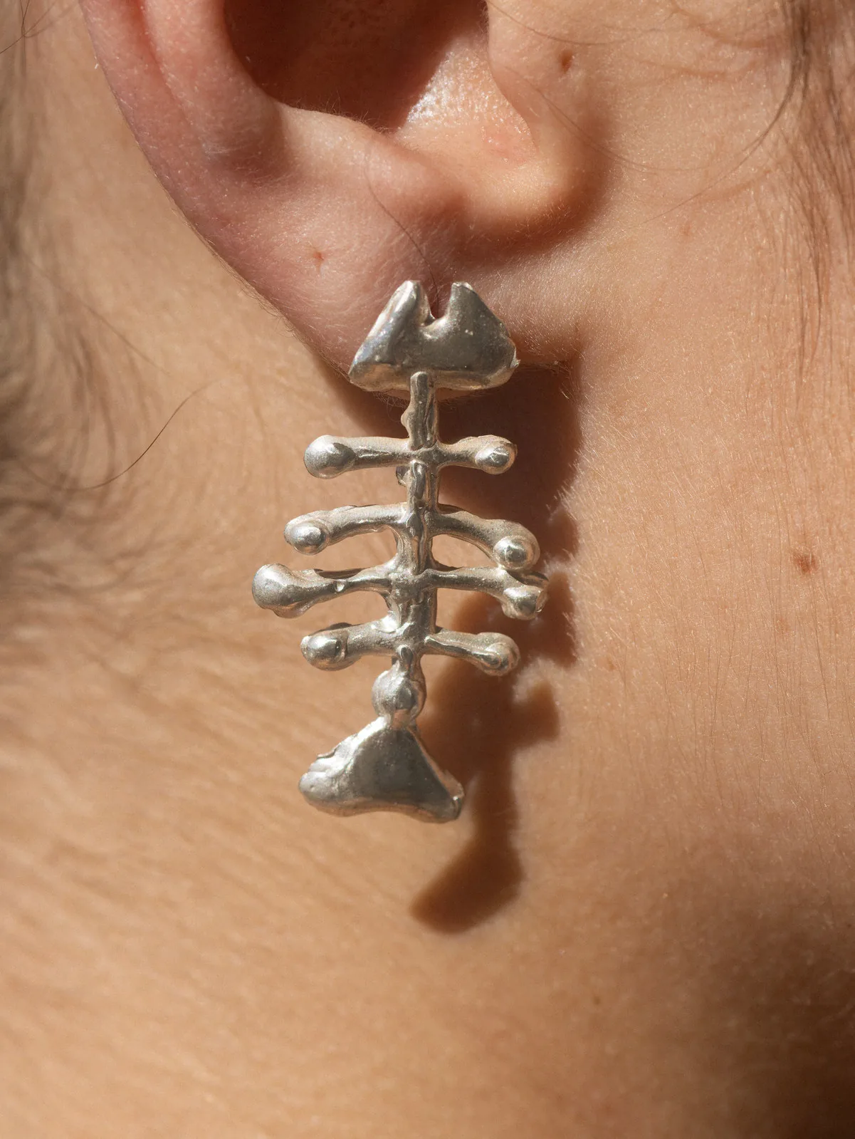 Vertebra Earrings — view 2